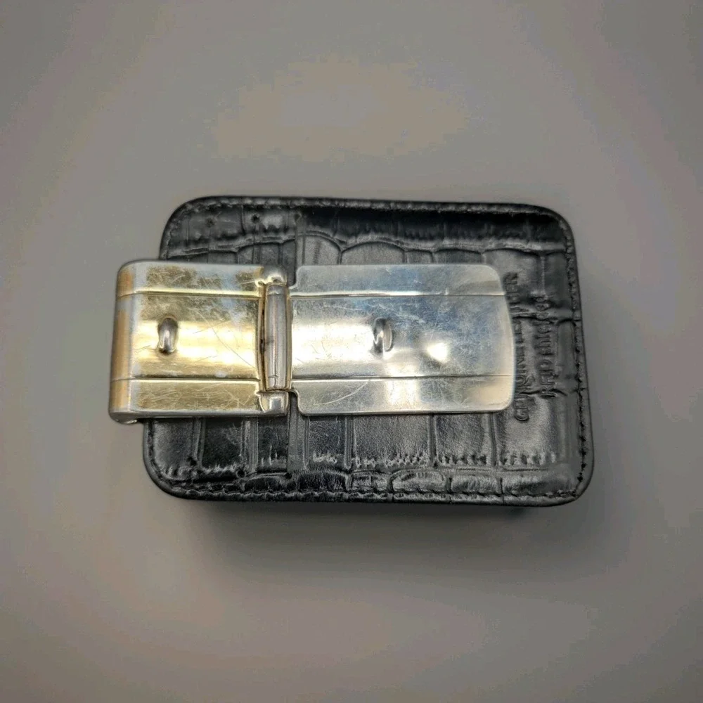 Zurich Silver MoneyClamp and Leather Wallet with RFID blocking technology
